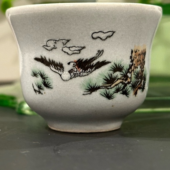Japanese Asian Tea  Cups (4) - Picture 2 of 4